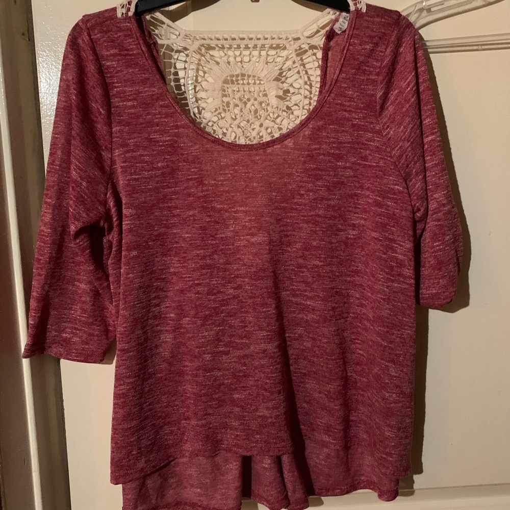 Xl shirt , lace back